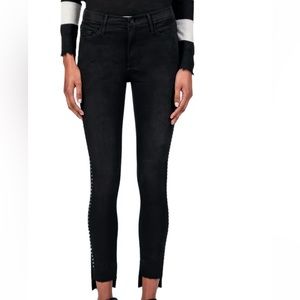 Black Orchid Miranda skinny jeans high rise with crystals size 24